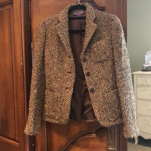 Ralph Lauren tweed blazer